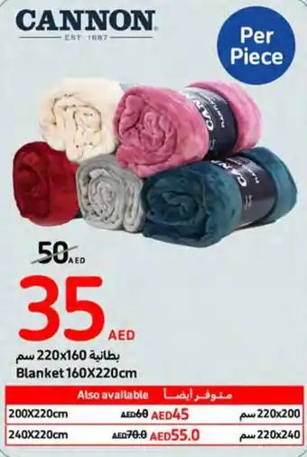 Carrefour Blanket 160X220cm offer