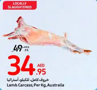 Carrefour Lamb Carcass, Per Kg, Australia offer