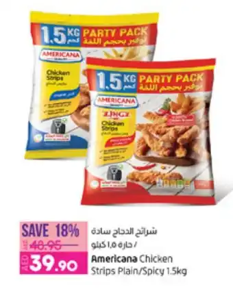E City Americana Chicken Strips Plain/Spicy 1.5kg offer
