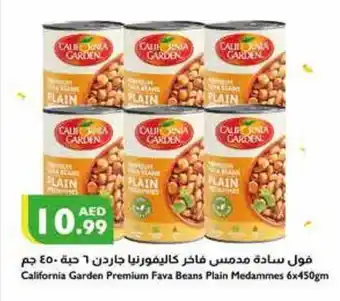 Istanbul Supermarket California Garden Premium Fava Beans Plain Medammes 6x450gm offer