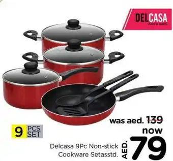 Nesto Delcasa 9Pc Non-stick Cookware Setasstd. offer