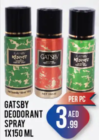 Day To Day GATSBY DEODORANT SPRAY 1X150 ML offer