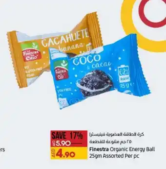 Lulu Hypermarket Finestra Organic Energy Ball 25gm offer