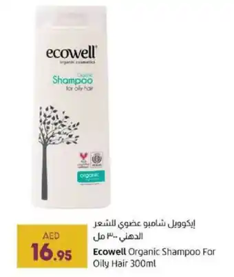 Lulu Hypermarket Ecowell Organic Shampoo For Oily Hair 300ml offer
