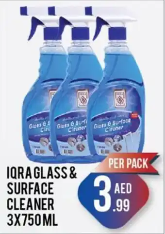 Day To Day IQRA GLASS & SURFACE CLEANER 3X750ML offer