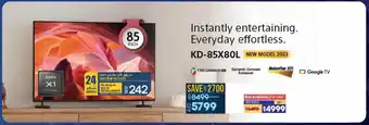 Lulu Hypermarket SONY KD-85X8OL NEW MODEL 2023 offer