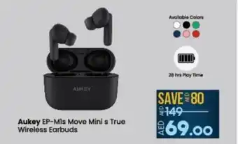 Lulu Hypermarket Aukey EP-MIs Move Mini s True Wireless Earbuds offer