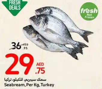 Carrefour Seabream, Per Kg, Turkey offer