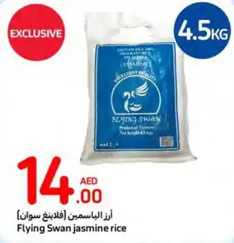 Carrefour Flying Swan jasmine rice 4.5kg offer