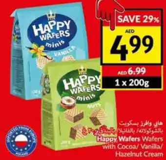 Viva Happy Wafers Wafers with Cocoa/ Vanilla/ Hazelnut Cream offer