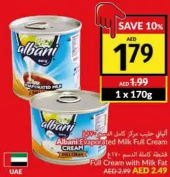 Viva Albani Evaporated Milk Full Cream 170g offer