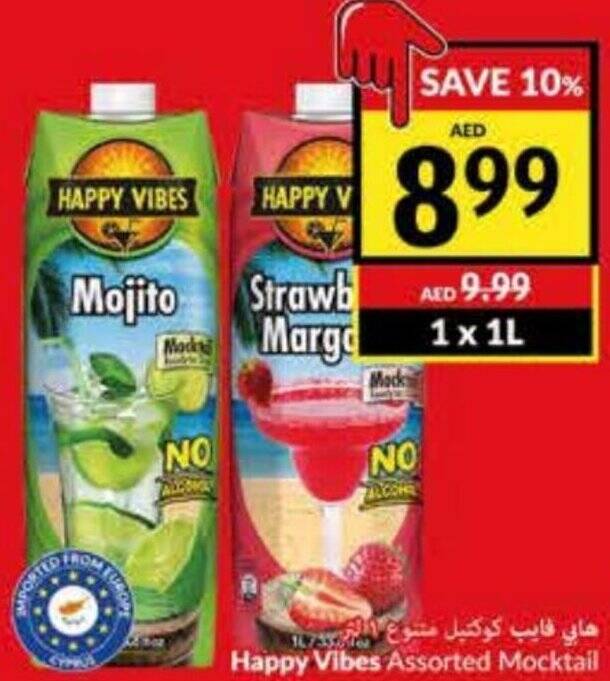 Viva Happy Vibes Assorted Mocktail 1x 1L offer