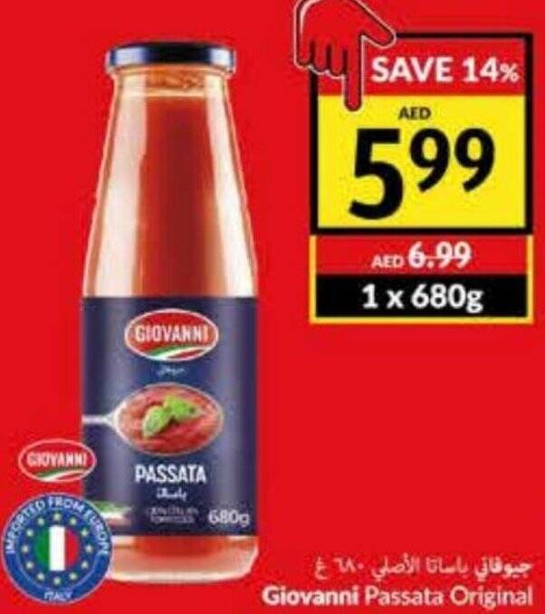 Viva Giovanni Passata Original 680g offer