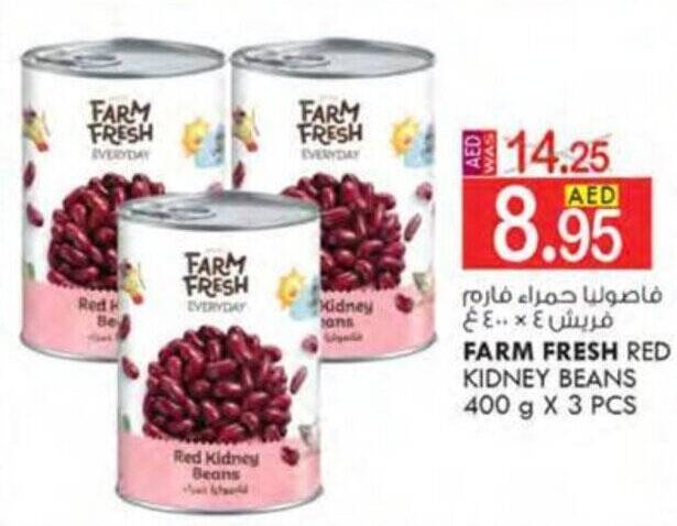 KM Trading FARM FRESH RED KIDNEY BEANS 400 g X 3 PCS offer