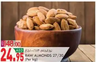 KM Trading RAW ALMONDS 27/30 (Per kg) offer