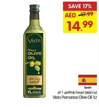 Gala Supermarket Vista Pomance Olive Oil 1Lt offer