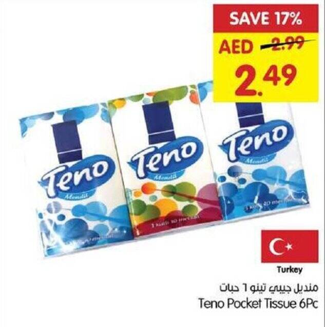 Gala Supermarket Teno Pocket Tissue 6Pc offer