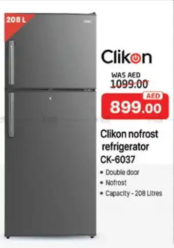 Al Madina Hypermarket Clikon nofrost refrigerator CK-6037 offer