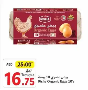 Union Coop Risha Organic Eggs 10's offer