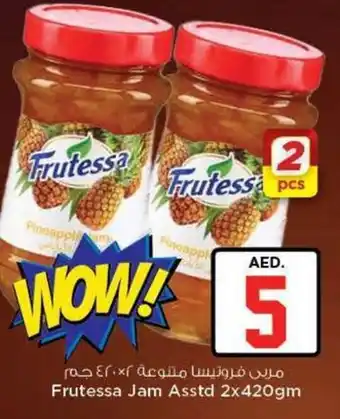 Nesto Frutessa Jam Asstd 2x420gm offer