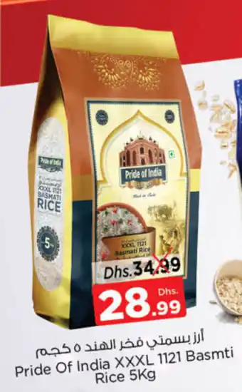 Nesto Pride Of India XXXL 1121 Basmti Rice 5Kg offer