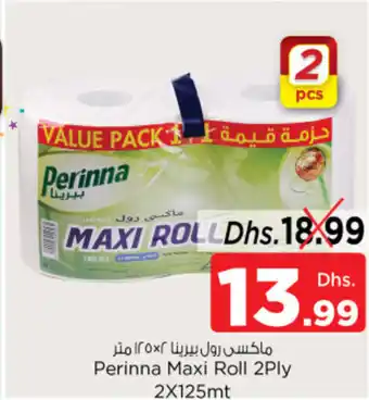 Nesto Perinna Maxi Roll 2Ply 2 x 125mt offer