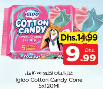 Nesto Igloo Cotton Candy Cone 5x120MI offer