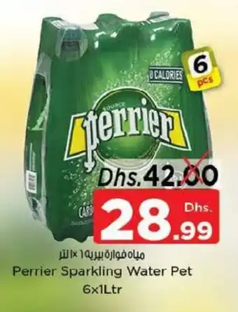 Nesto Perrier Sparkling Water Pet 6x1Ltr offer