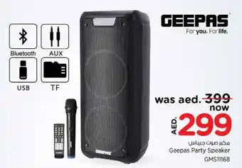Nesto Geepas Party Speaker GMS11168 offer