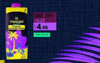 Lulu Hypermarket Vietcoco Organic Coconut Water 330ml offer