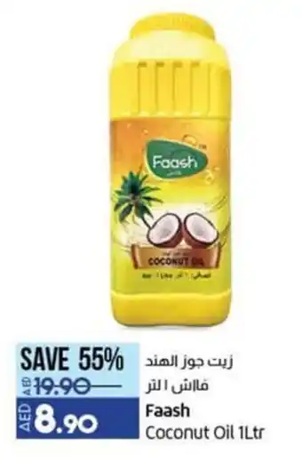 Lulu Hypermarket Faash Coconut Oil 1Ltr offer