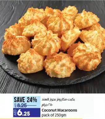 Lulu Hypermarket Coconut Macaroons pack of 250gm offer