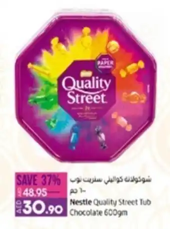 Lulu Hypermarket Nestle Quality Street Tub Chocolate 600gm offer