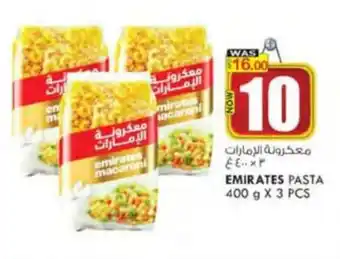 KM Trading EMIRATES PASTA 400 g X 3 PCS offer