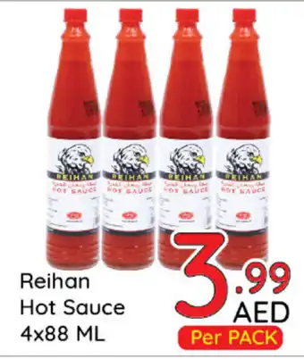 Day To Day Reihan Hot Sauce 4 x 88ml offer
