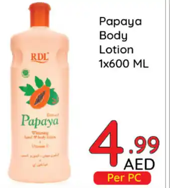 Day To Day Papaya Body Lotion 1x600 ML offer