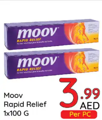 Day To Day Moov Rapid Relief 100 G offer