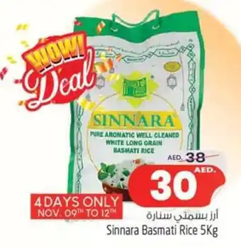 Safari Hypermarket Sinnara Basmati Rice 5Kg offer