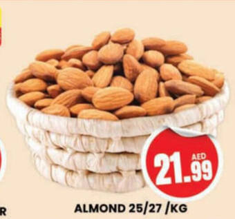 Al Madina Hypermarket ALMOND 25/27/KG offer