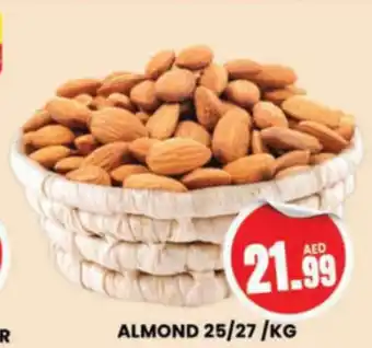 Al Madina Hypermarket ALMOND 25/27/KG offer