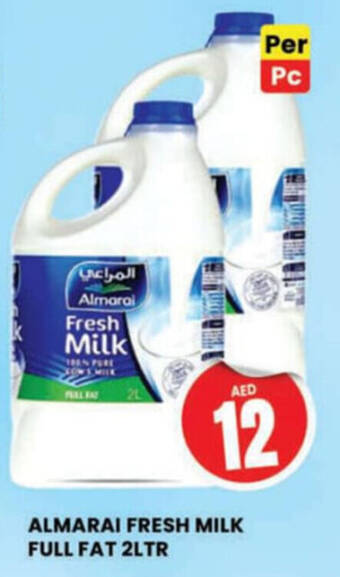 Al Madina Hypermarket ALMARAI FRESH MILK FULL FAT 2LTR offer