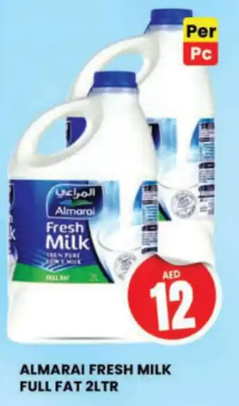 Al Madina Hypermarket ALMARAI FRESH MILK FULL FAT 2LTR offer