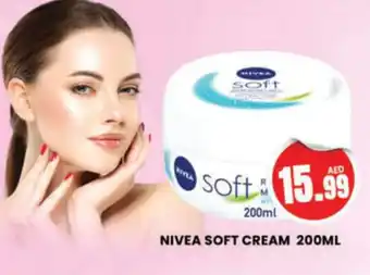 Al Madina Hypermarket NIVEA SOFT CREAM 200ML offer