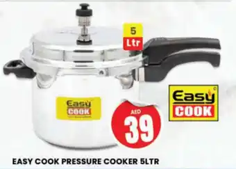 Al Madina Hypermarket EASY COOK PRESSURE COOKER 5LTR offer