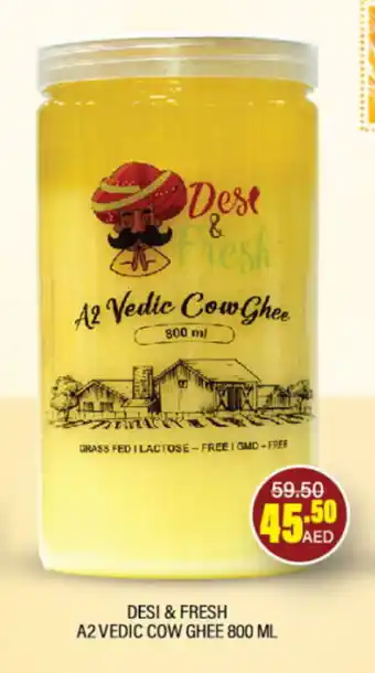 Al Adil DESI & FRESH A2 VEDIC COW GHEE 800 mL offer