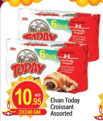 New W Mart Elvan Today Croissant Assorted 2 x 240gm offer