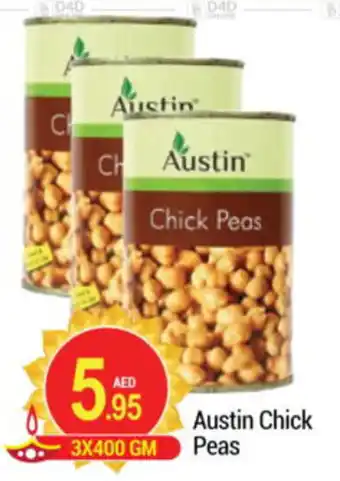Austin Chick Peas 3 x 400gm