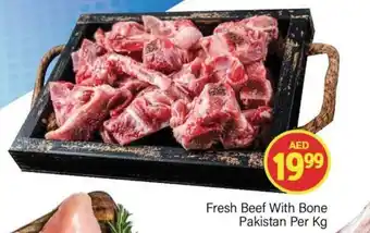 City Retail Supermarket Fresh Beef With Bone offer