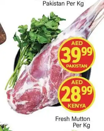 City Retail Supermarket Fresh Mutton Per Kg offer