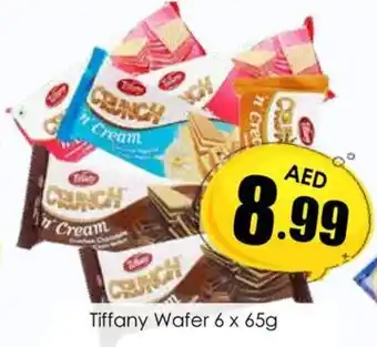 Amber Tiffany Wafer 6 x 65g offer
